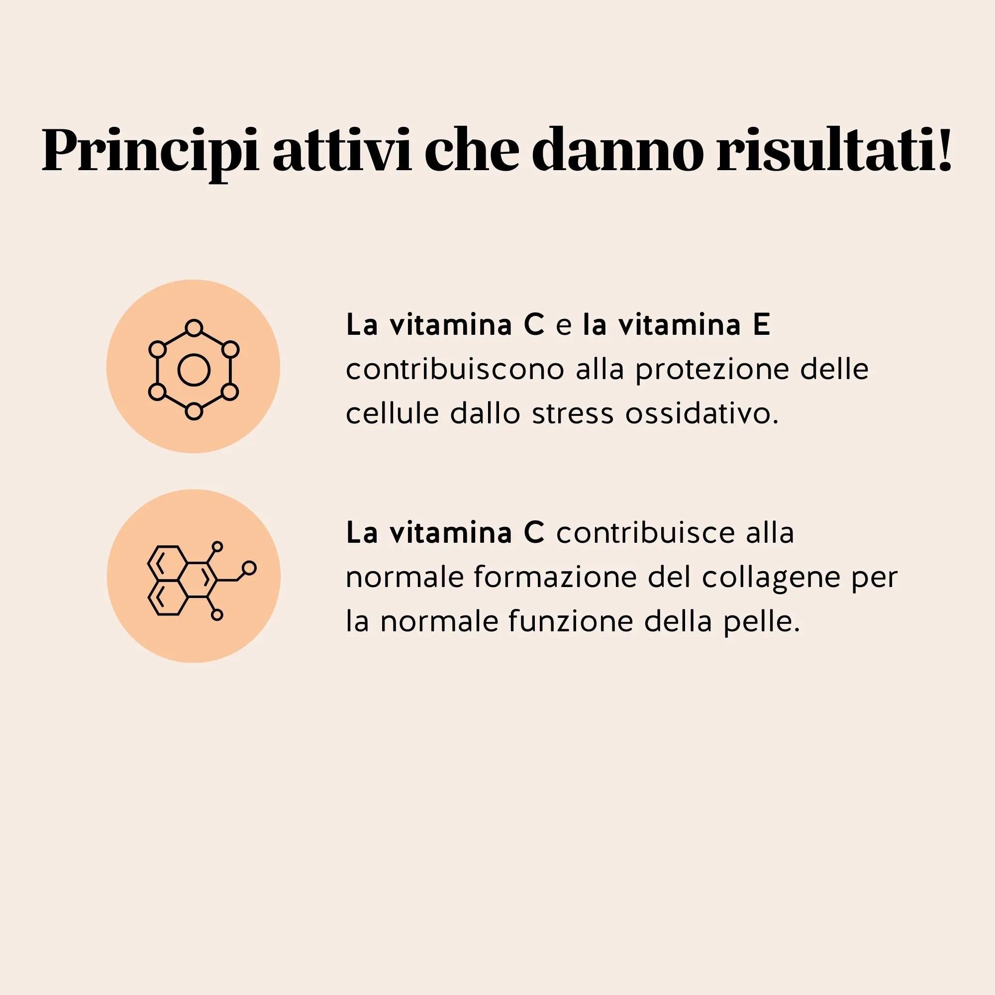 Bears with Benefits Forever Young Skin Vitamin – La vitamina C contribuisce alla normale formazione del collagene per la normale funzione della pelle, la vitamina C e la vitamina E proteggono le cellule dallo stress ossidativo