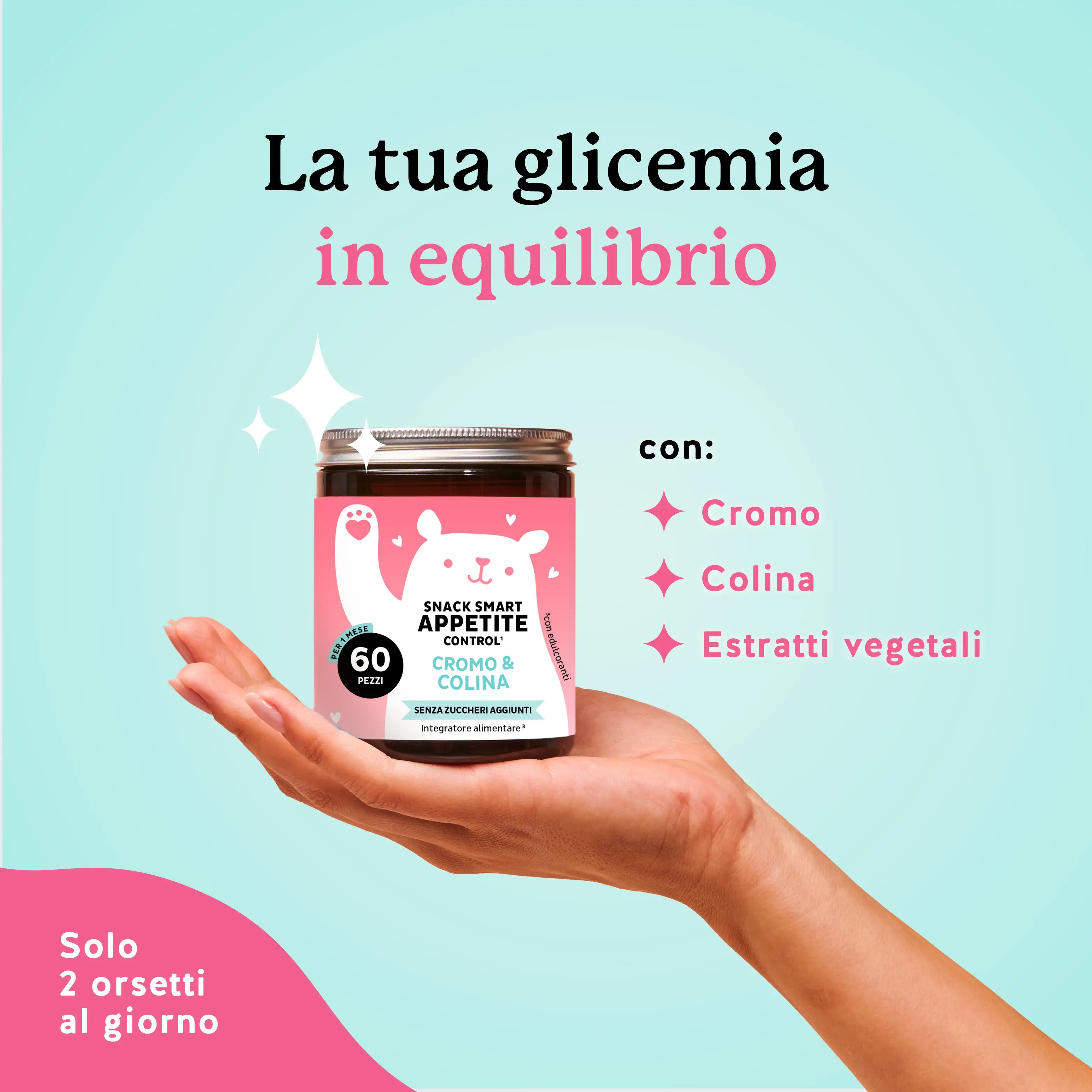 Dose consigliata più ingredienti del prodotto Snack Smart da Bears with Benefits.