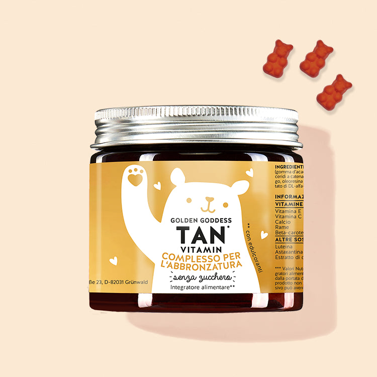 Gratis: Golden Goddess Tan - formato prova da 45 orsetti
