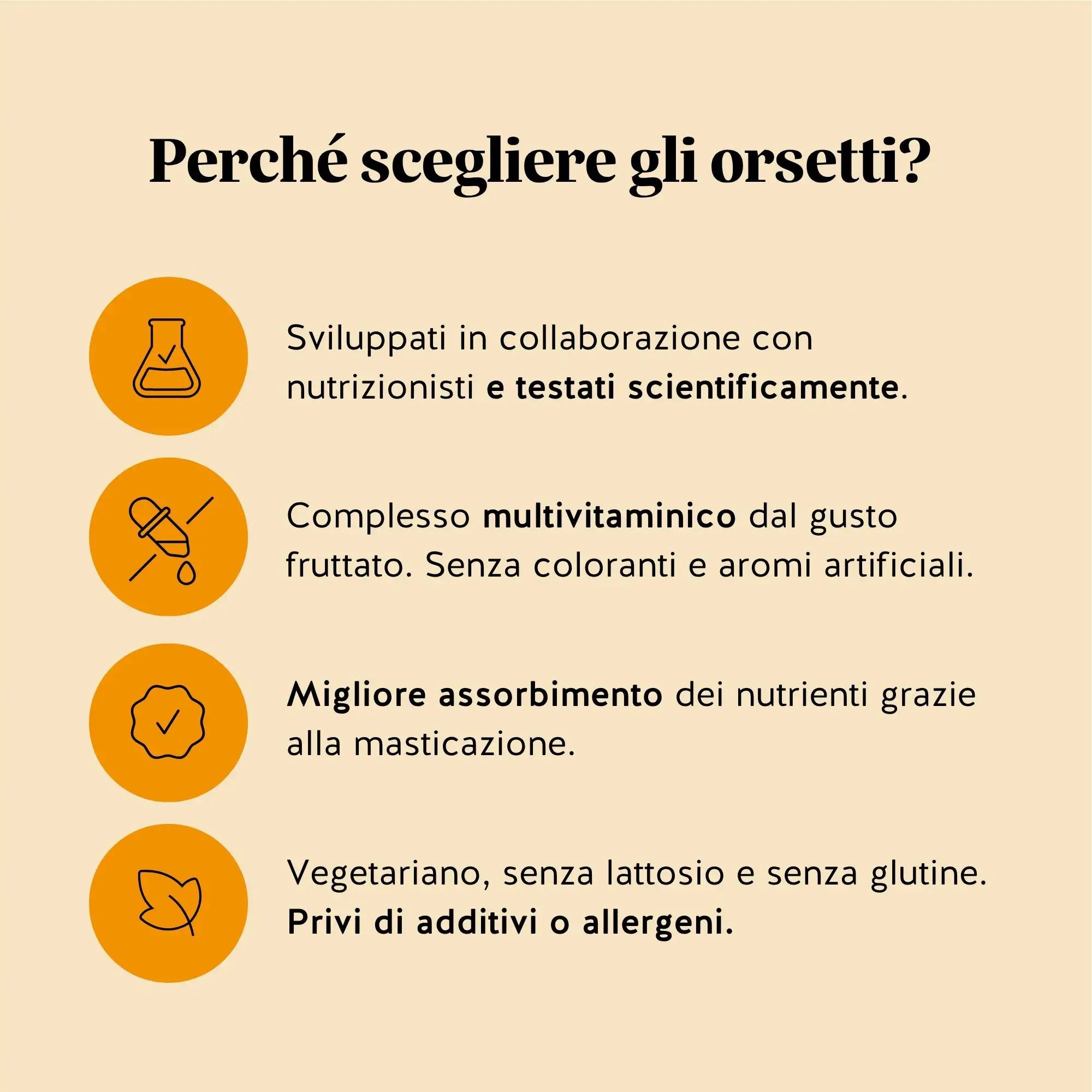 Motivi per scegliere le caramelle gommose One Bear a Day Immune di Bears with Benefits, per il sistema immunitario.