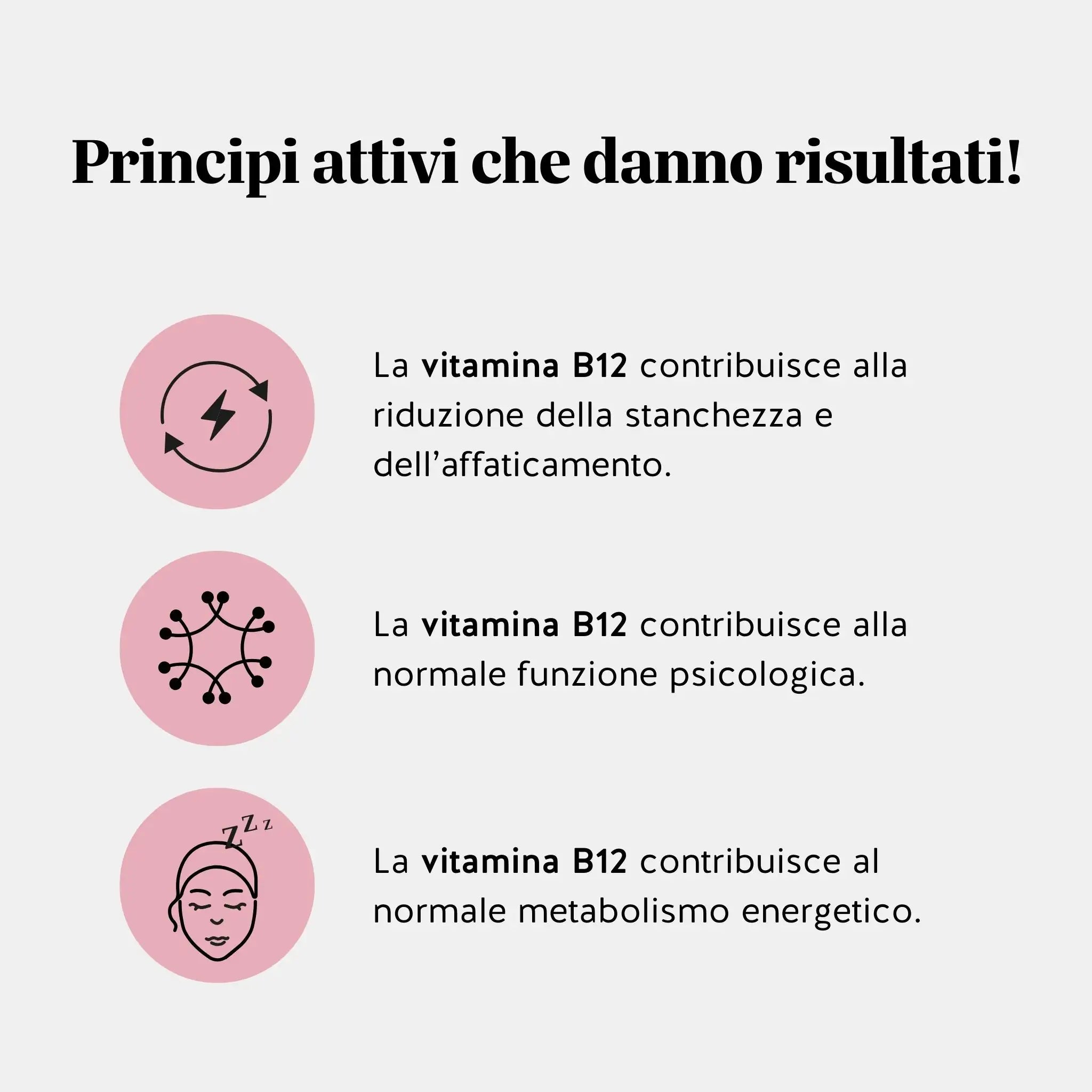 Benefici della vitamina B12 del Daily Essentials Bears with Benefits.