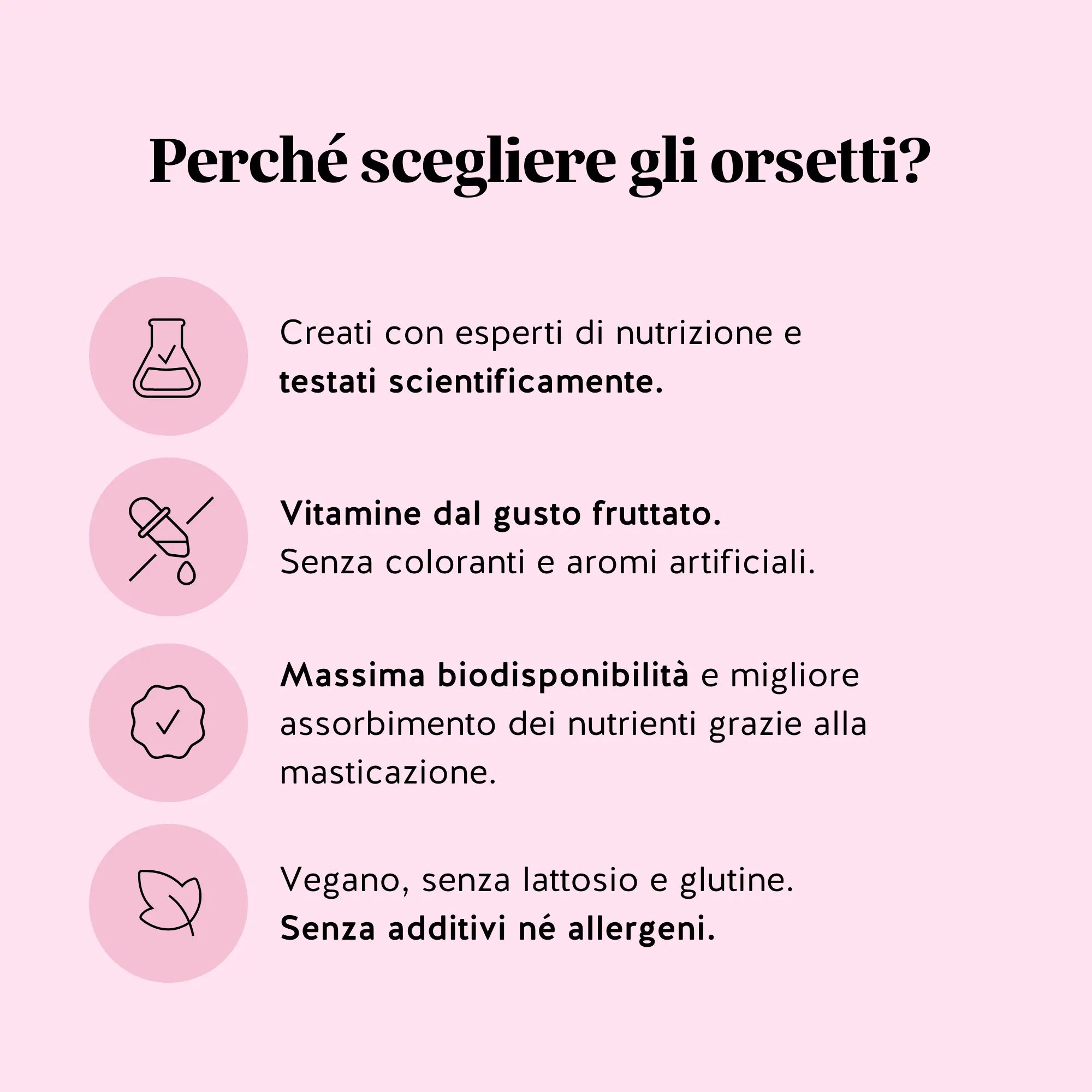 Motivi per scegliere gli orsetti gommosi Ah-mazing Hair* di Bears with Benefits come integratore per capelli con biotina in formato caramelle gommose.