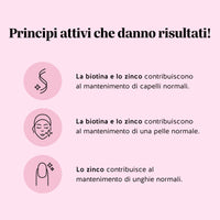 Bears with Benefits Ah-Mazing Hair* Biotina – Orsetti gommosi con biotina e zinco che contribuiscono al mantenimento di capelli normali e pelle normale, con zinco per unghie normali e biotina per il metabolismo energetico.