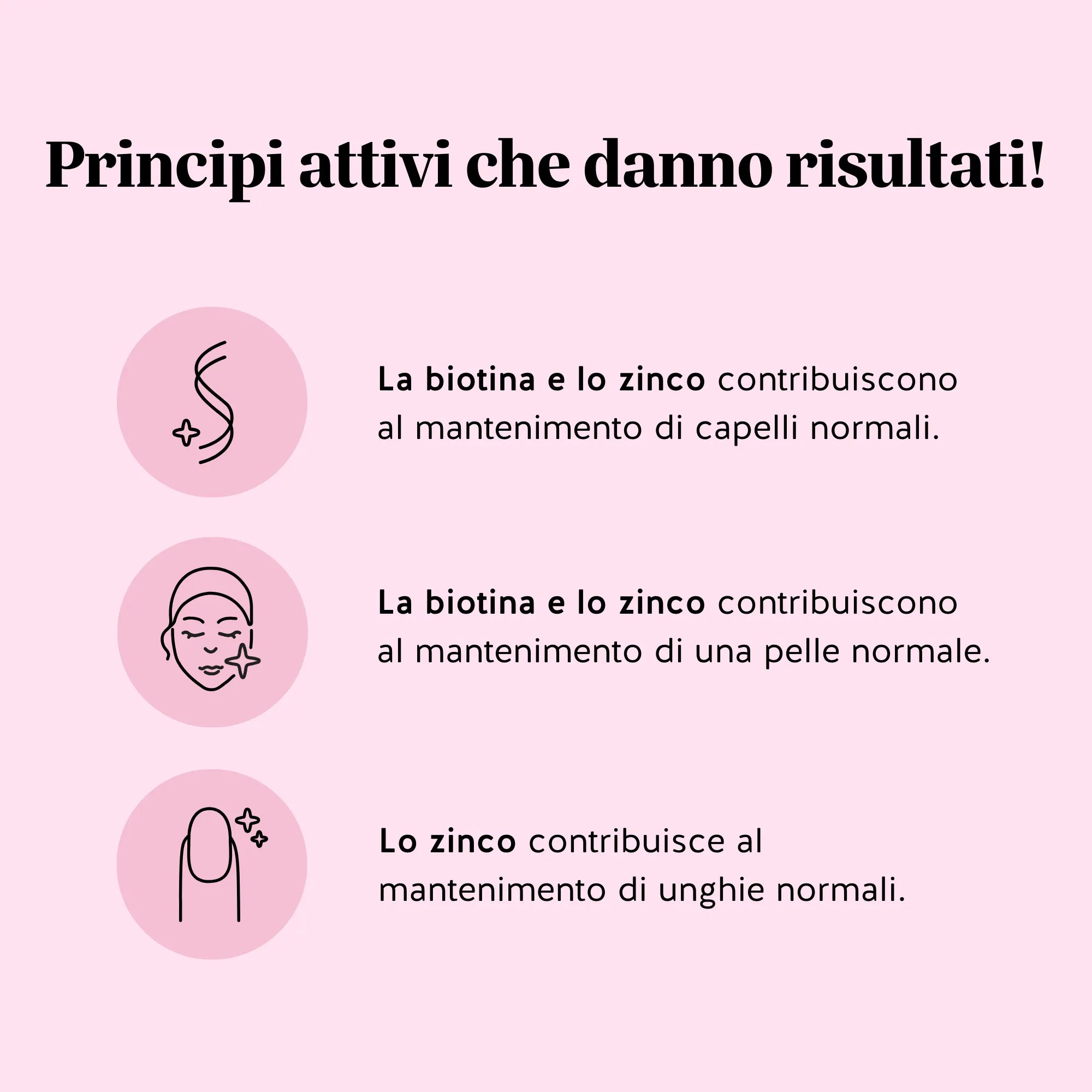 Effetti delle vitamine per capelli Ah-mazing Hair* di Bears with Benefits in orsetti gommosi sul benessere di capelli, pelle e unghie.