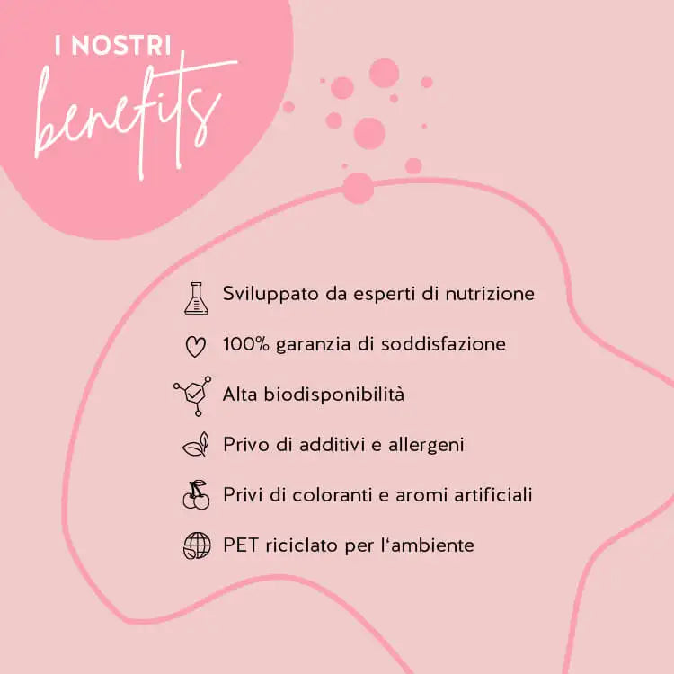 I prodotti Bears with Benefits sono stati sviluppati con farmacisti, hanno un'alta biodisponibilità e sono senza glutine e lattosio. Il packaging è fatto di PET riciclato e c'è una garanzia di soddisfazione.