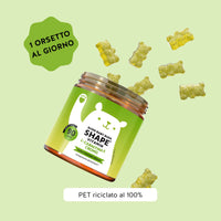 Bears with Benefits Burn Baby Burn Vitamin – Assunzione consigliata 1 caramella gommosa al giorno con biotina, zinco, cromo, L-carnitina ed estratto di tè verde, 45 pezzi, senza zuccheri
