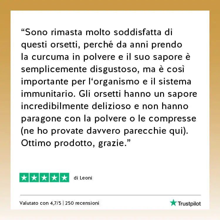 Recensioni di Trustpilot ed opinioni dei clienti sugli orsetti vitaminici di Bears with Benefits