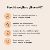 Bears with Benefits Forever Young Skin Vitamin – Caramelle gommose create con esperti di nutrizione, vitamine dal gusto fruttato, massima biodisponibilità, senza lattosio, glutine, additivi e allergeni
