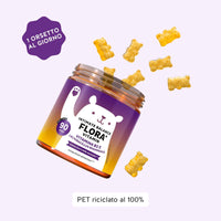 Bears with Benefits Intimate Balance Flora – Caramelle gommose vegane gusto ananas per supportare equilibrio intimo e flora vaginale, alternativa pratica e gustosa a capsule e compresse. Maxi formato con 90 caramelle gommose.