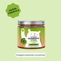 Bears with Benefits Lift me up* SILHOUETTE Vitamin – Caramelle gommose con collagene Verisol®, OPC, vitamina C e vitamina E per supportare la pelle e la compattezza della silhouette, 45 pezzi, gusto ciliegia, senza zucchero