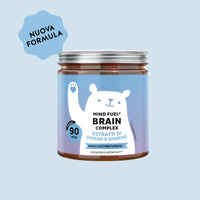 Bears with Benefits Mind Fuel Brain Complex – Caramelle gommose con vitamine e nutrienti per supportare concentrazione, memoria e performance mentale, 90 pezzi, vegane e facili da assumere ogni giorno