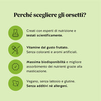 Bears with Benefits My Metabolic Matcha Vitamin – Orsetti gommosi creati con esperti di nutrizione, con vitamine dal gusto fruttato, massima biodisponibilità, formula vegana senza lattosio, glutine e zuccheri