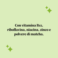 Bears with Benefits My Metabolic Matcha Vitamin – Orsetti gommosi con vitamina B12, riboflavina, niacina, zinco e polvere di matcha per integrare la routine quotidiana, senza zuccheri e vegani