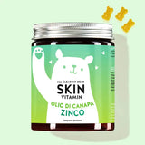 Una confezione di Vitamine All Clear My Dear Skin con olio di canapa e zinco da Bears with Benefits per pelle con imperfezioni