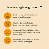 DHA di origine vegetale da microalghe (fonte primaria di Omega 3 in natura), formula vegana, senza zucchero, gusto naturale, qualità premium Bears with Benefits
