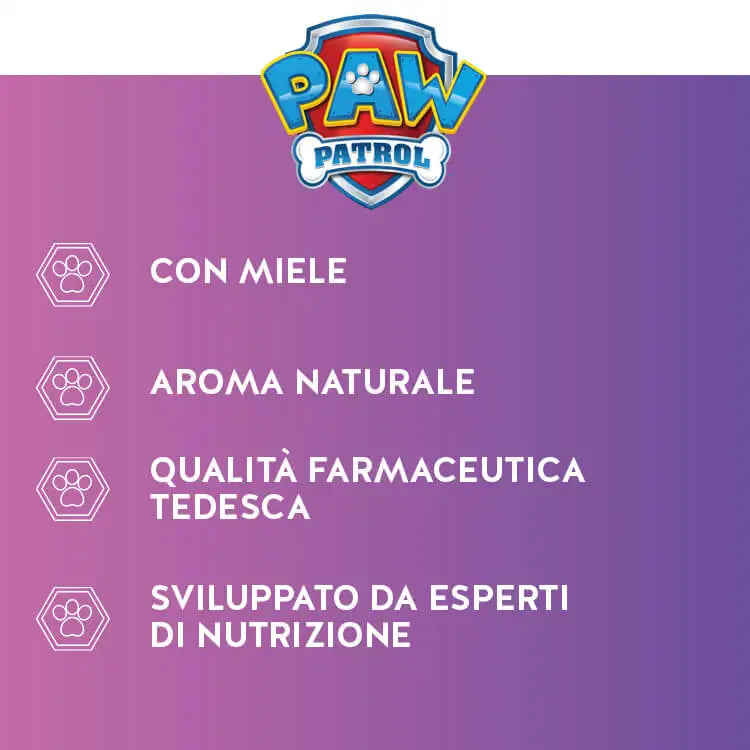 Questa immagine mostra i benefici del prodotto Immune Power Paws con sambuco per bambini di Bears with Benefits. Con miele, aroma naturale, qualità da farmacia tedesca e sviluppato da esperti nutrizionisti.