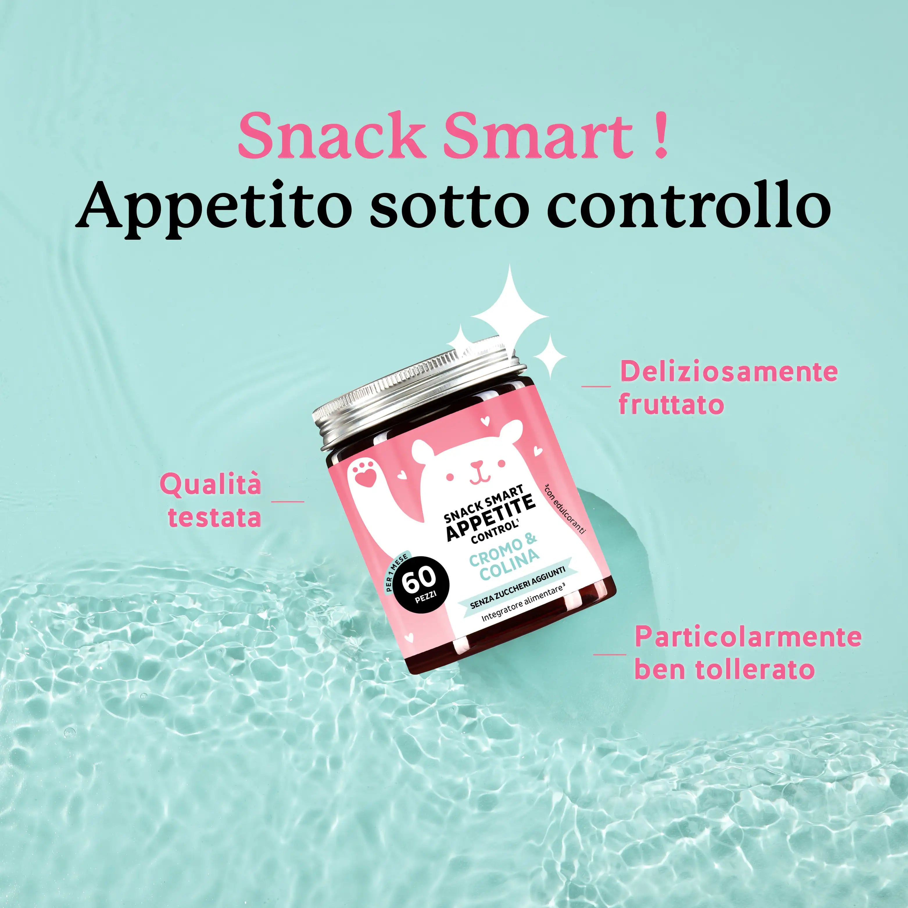 Benefici del prodotto Snack Smart. Da Bears with Benefits