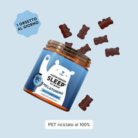 Bears with Benefits Super Snooze Sleep* – Assunzione consigliata 1 caramella gommosa al giorno poco prima di dormire, con melatonina e vitamina B6 per supportare l’addormentamento, 90 pezzi, senza zuccheri
