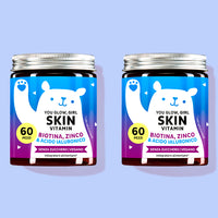 Due confezioni di vitamine Wake-Up Call Energy con estratto di guaranà e l-tirosina da Bears with Benefits per una spinta energetica naturale.