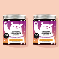 Due confezioni di I Am Woman integratore per la menopausa da Bears with Benefits.