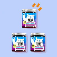 Tre confezioni di vitamine Wake-Up Call Energy con estratto di guaranà e l-tirosina da Bears with Benefits per una spinta energetica naturale.