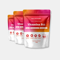 Bears with Benefits Vitamina B12 – Caramelle gommose alla vitamina B12 per energia, concentrazione e benessere mentale, 60 pezzi, integrazione semplice e gustosa. Tre confezioni di Daily Essentials vitamina B12 da 180 caramelle gommose di Bears with Benefits.