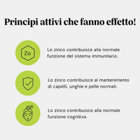 Bears with Benefits Zinco – Caramelle gommose allo zinco che contribuiscono alla normale funzione del sistema immunitario e alla protezione delle cellule dallo stress ossidativo, 12,5 mg per caramella