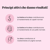 Bears with Benefits Ah-mazing Hair* – Orsetti gommosi con biotina e zinco che contribuiscono al mantenimento di capelli normali, pelle normale e unghie normali, con vitamina C ed E per la protezione delle cellule dallo stress ossidativo.