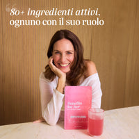 Bears with Benefits Benefits for Her – la vitamina C contribuisce alla normale formazione di collagene per la normale funzione della pelle.
