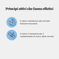 Bears with Benefits Calcio – Caramelle gommose al calcio che contribuiscono al mantenimento di ossa e denti normali e alla normale funzione muscolare, 250 mg per caramella