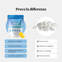 Bears with Benefits Calcio – Caramelle gommose al calcio come alternativa pratica a capsule e compresse, gusto limone, facili da assumere ogni giorno