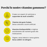 Bears with Benefits Creatina – Caramelle gommose alla creatina monoidrato per sportivi, 3000 mg per dose giornaliera, vegane, senza zucchero e facili da assumere