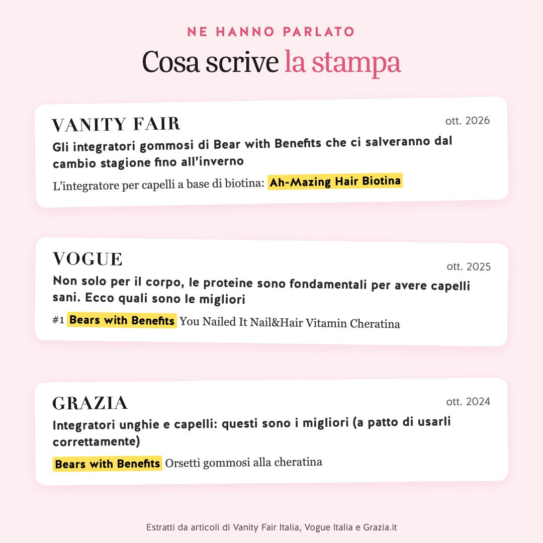 Ne hanno parlato Vanity Fair, Vogue e Grazia – estratti dagli articoli