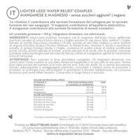 etichetta del prodotto Water Relief di Bears with Benefits.