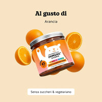 Gusto arancia del prodotto One Bear a Day Immune di Bears with Benefits in formato caramelle gommose, per il sistema immunitario.
