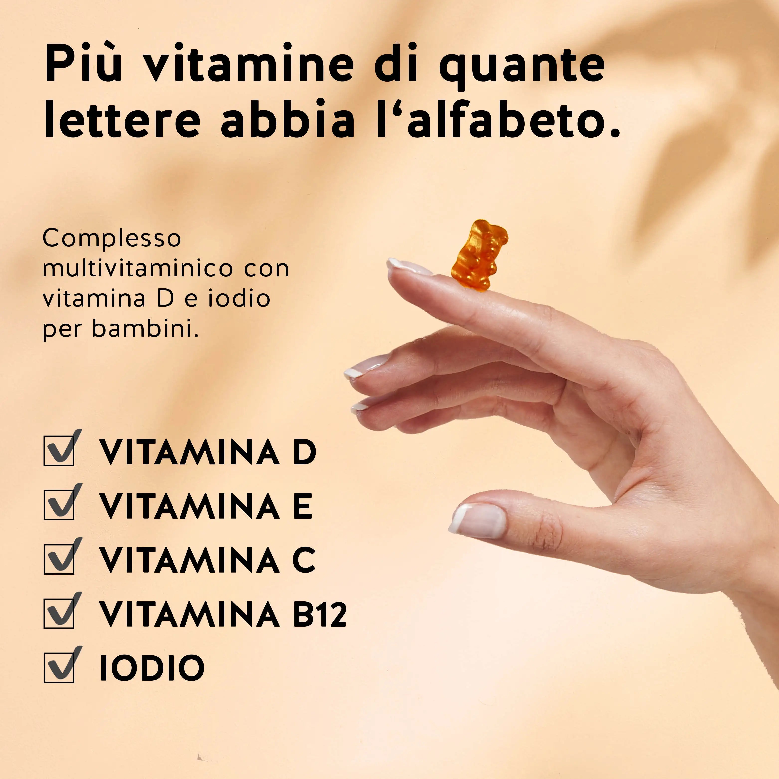 Ingredienti del prodotto All in One Kids Multivitamin Da Bears with Benefits.