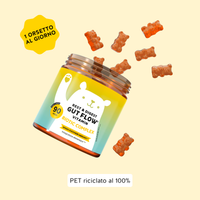 Bears with Benefits Rest & Digest Gut Flow Vitamin – Assunzione consigliata 1 orsetto gommoso al giorno con Bacillus coagulans, inulina, bromelina e vitamina B6, 90 pezzi, senza zuccheri aggiunti

