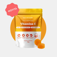 Bears with Benefits Vitamina C – Caramelle gommose alla vitamina C per sostenere le difese immunitarie e l’energia quotidiana, 125 mg per caramella, 60 pezzi, gusto naturale arancia
