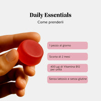 Bears with Benefits Vitamina B12 – Caramelle gommose alla vitamina B12, 1 caramella al giorno per apportare 400 μg di vitamina B12, supporto per energia e vitalità